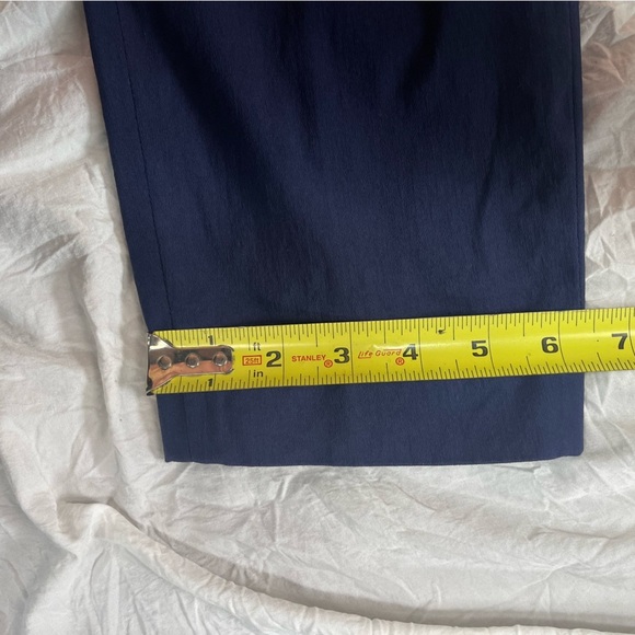 Michael By Michael Kors dark blue stretch mid rise ankle pant’s trousers size 8 - Picture 11 of 16